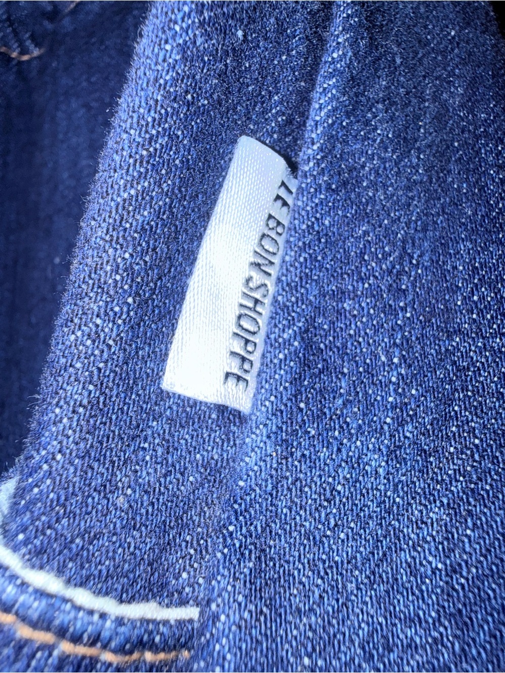 Le Bon Shoppe Dark Denim Arc Pant - Picture 3 of 6